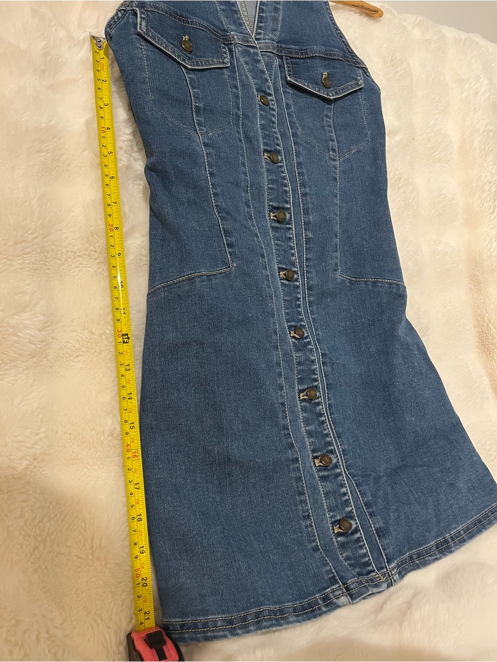 Free People Denim vest dress - Picture 3 of 4